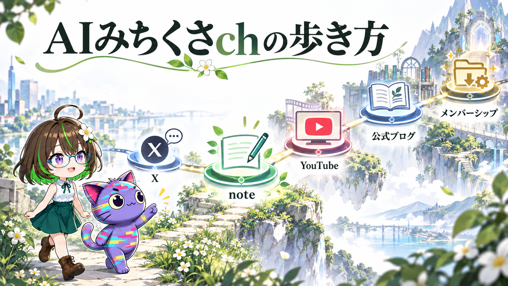 X、note、YouTube、公式ブログ、メンバーシップという活動の入口