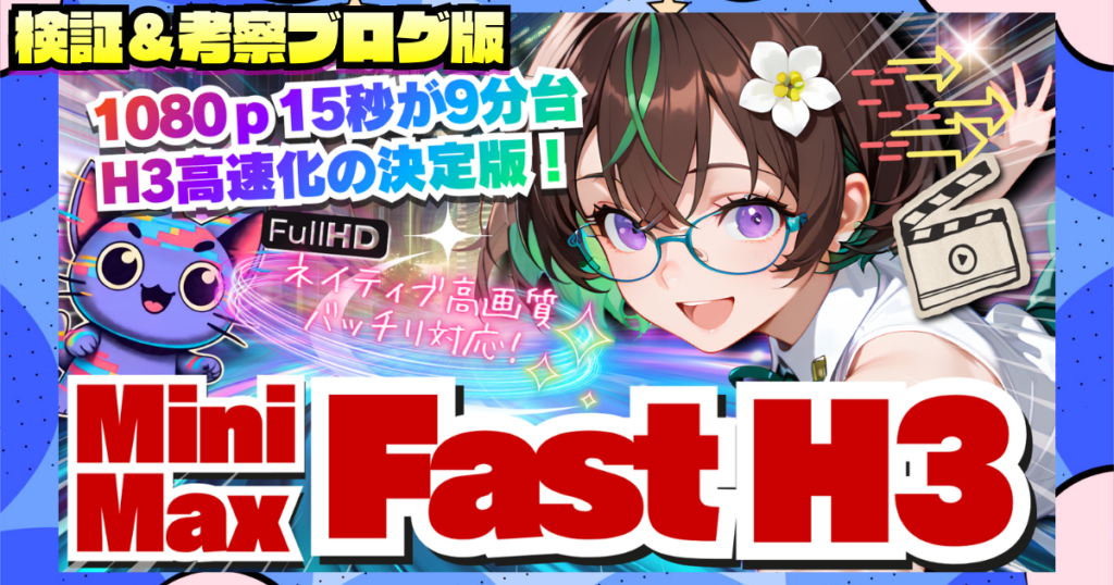 FastH3 検証＆考察ブログ版。2026年9月5日ライブ配信のサムネイルを使った記事アイキャッチ
