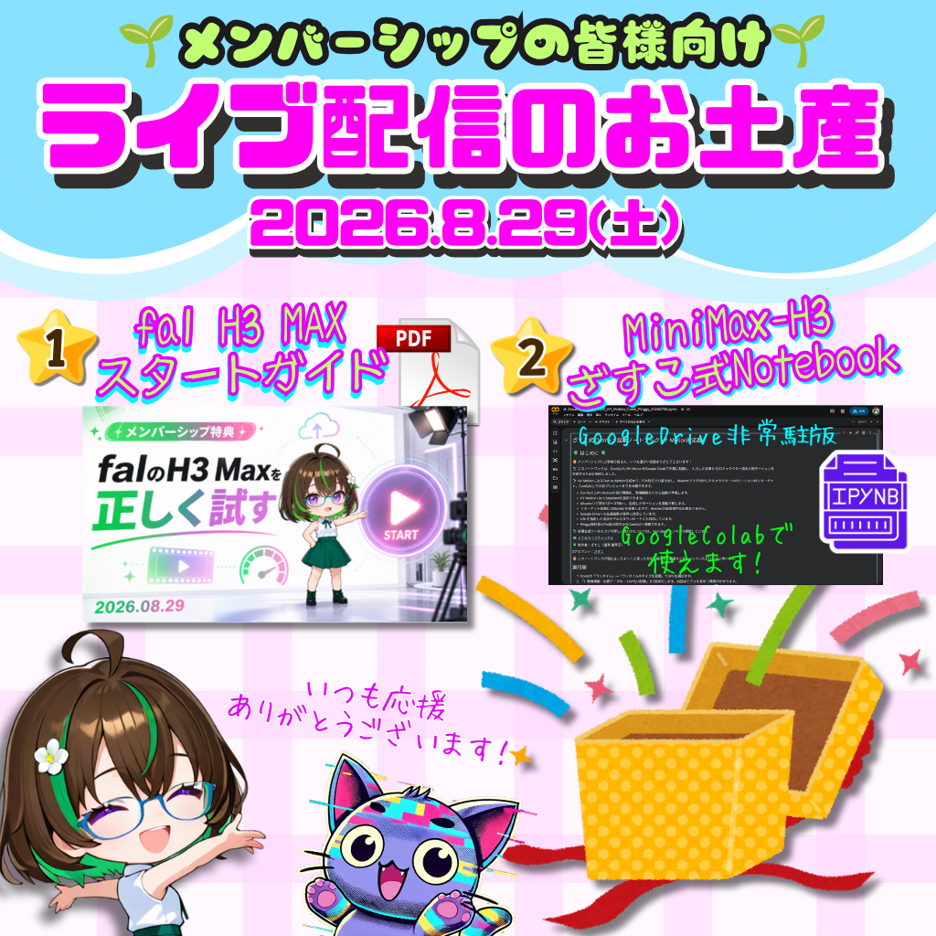 2026年8月29日のライブ配信のお土産：H3 MAXガイドとMiniMax H3 Notebook